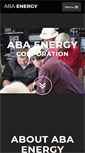 Mobile Screenshot of abaenergy.com